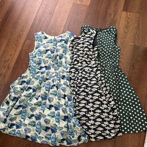 Emily and Fin dress bundle 10+ XS and one M